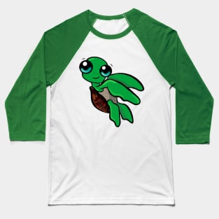 Funky Turtle Baseball T-Shirt